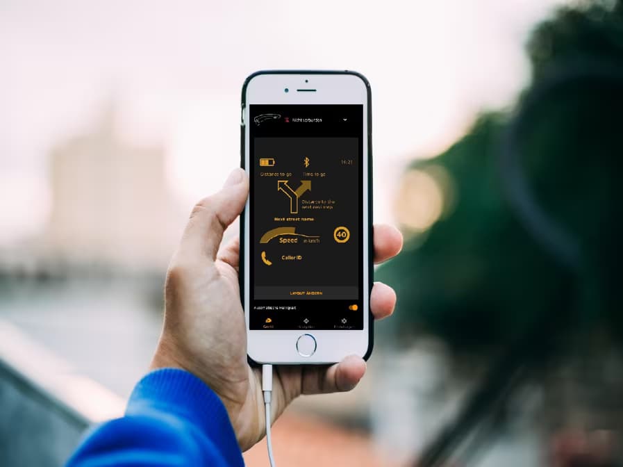 TILSBERK HEAD-UP Display Navigationsapp