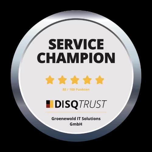 Service Champion – DISQTrust 2025 Service Champion – DISQTrust 2025