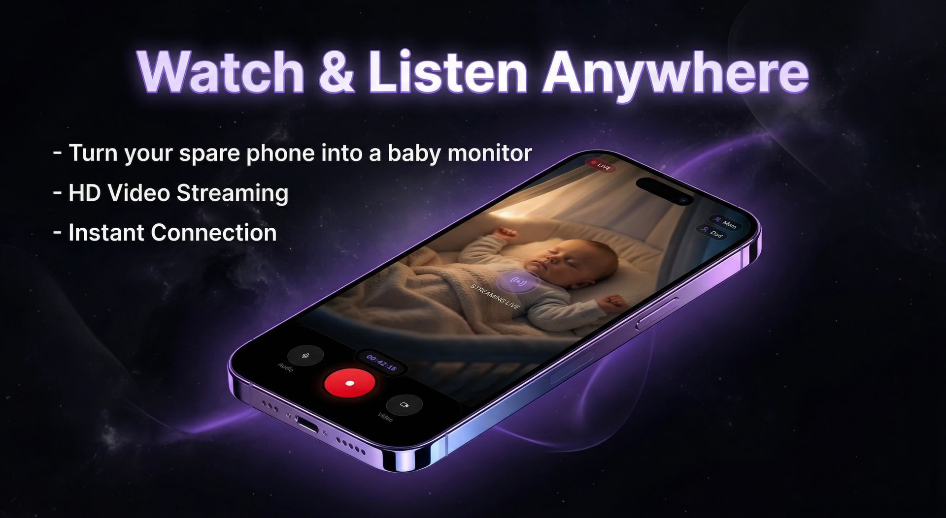 Lullio Baby Monitor App