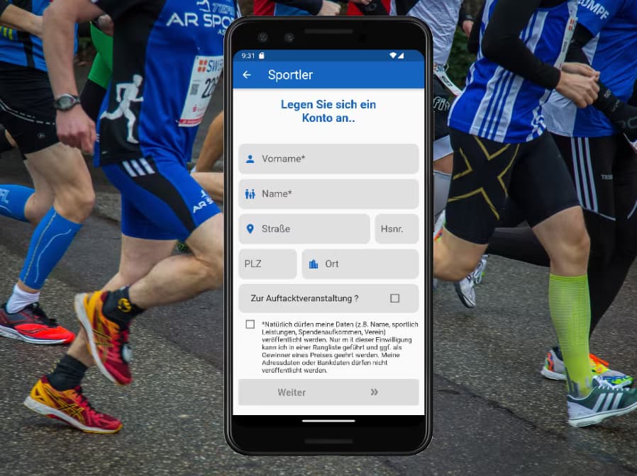 Hubit-Spendenlauf App