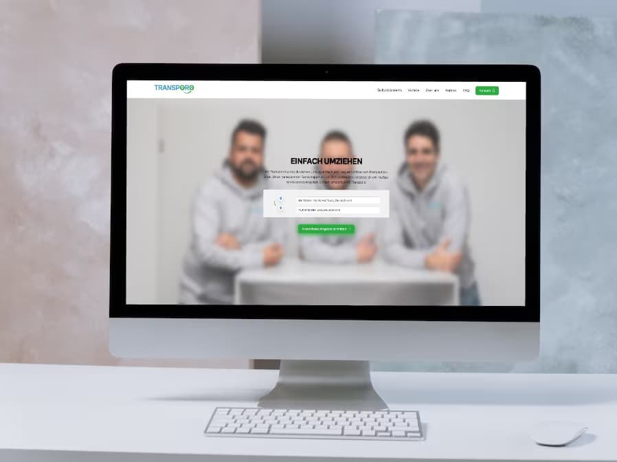 Transporo Umzugsservice Website