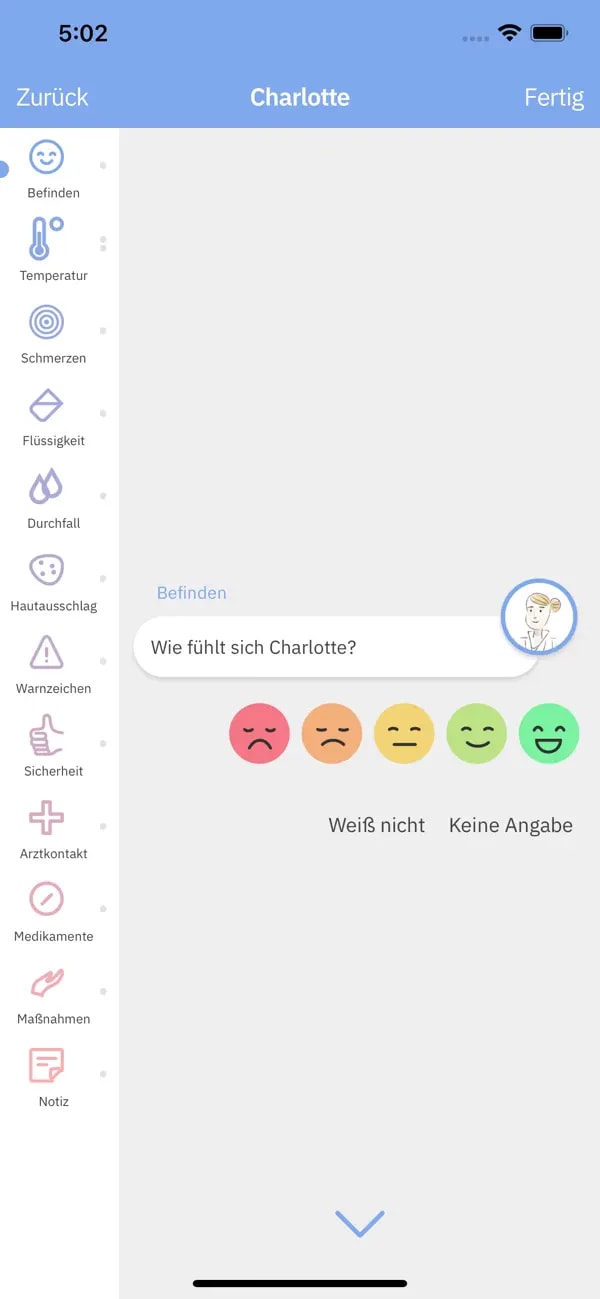 FeverApp - Fieber-Tracking für Kinder